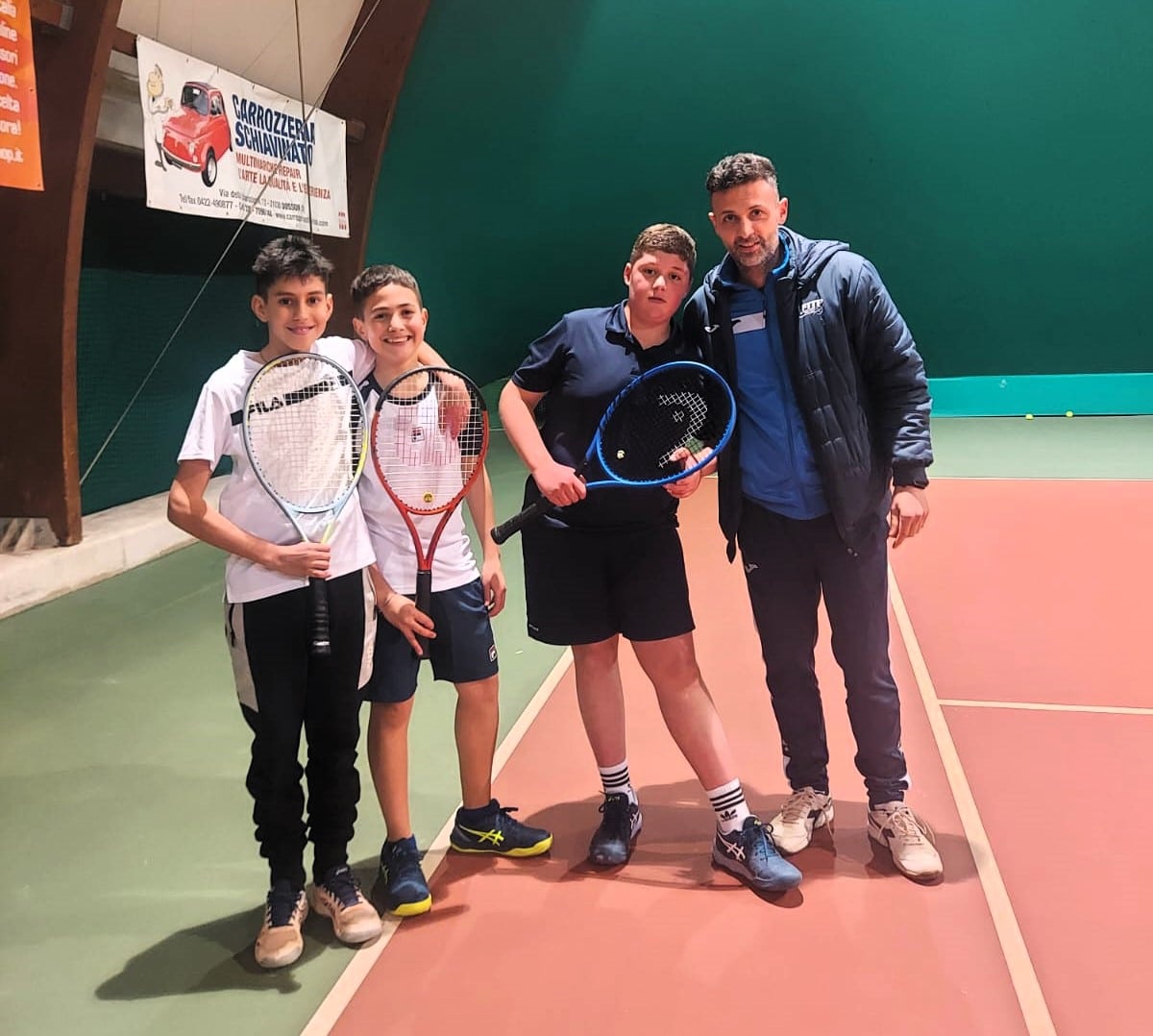 TENNIS: bell’esordio per l’U14 maschile