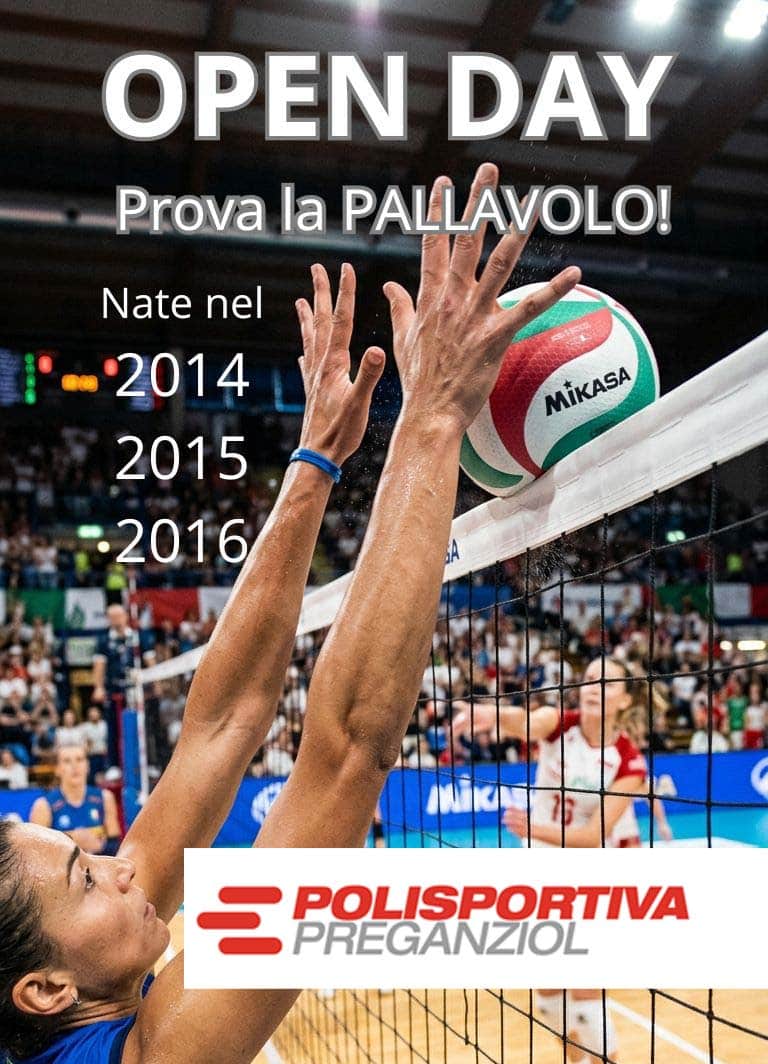 OPEN DAY volley a giugno – prove gratuite